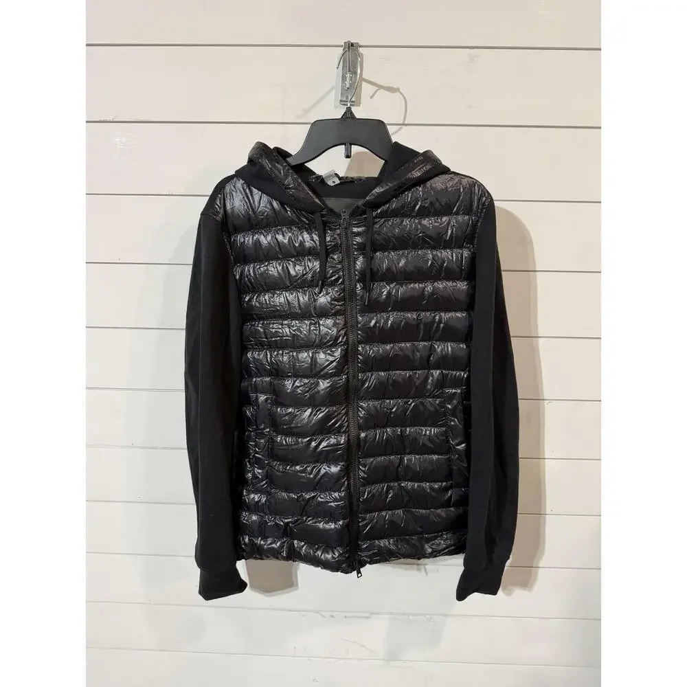 Herno Men's Black Ultralight Mixed Media Jacket IT 50 (US Large) New with Tags